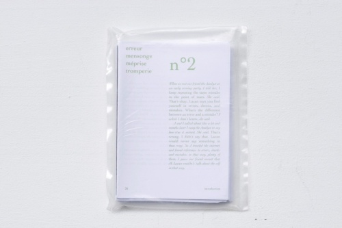 A constructed world, Errors Deceits Mistakes #2