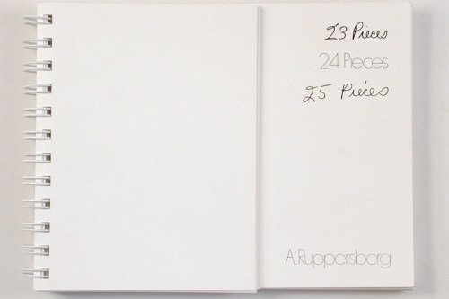 Allen Ruppersberg, 23 pieces 24 pieces 25 pieces