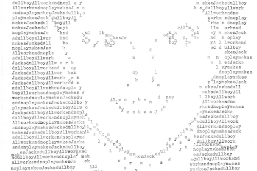 Nicolas Giraud, All Work No Play