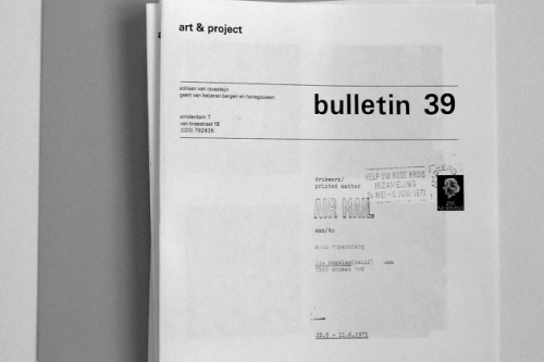 Bulletins Art & Project