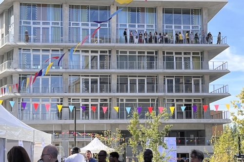 Inauguration of the Olympic eco-neighborhood in Ile-Saint-Denis