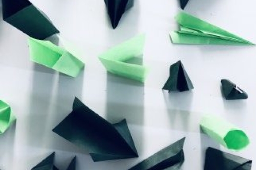 Vernissage ateliers origamis / Itinéraire contemporain